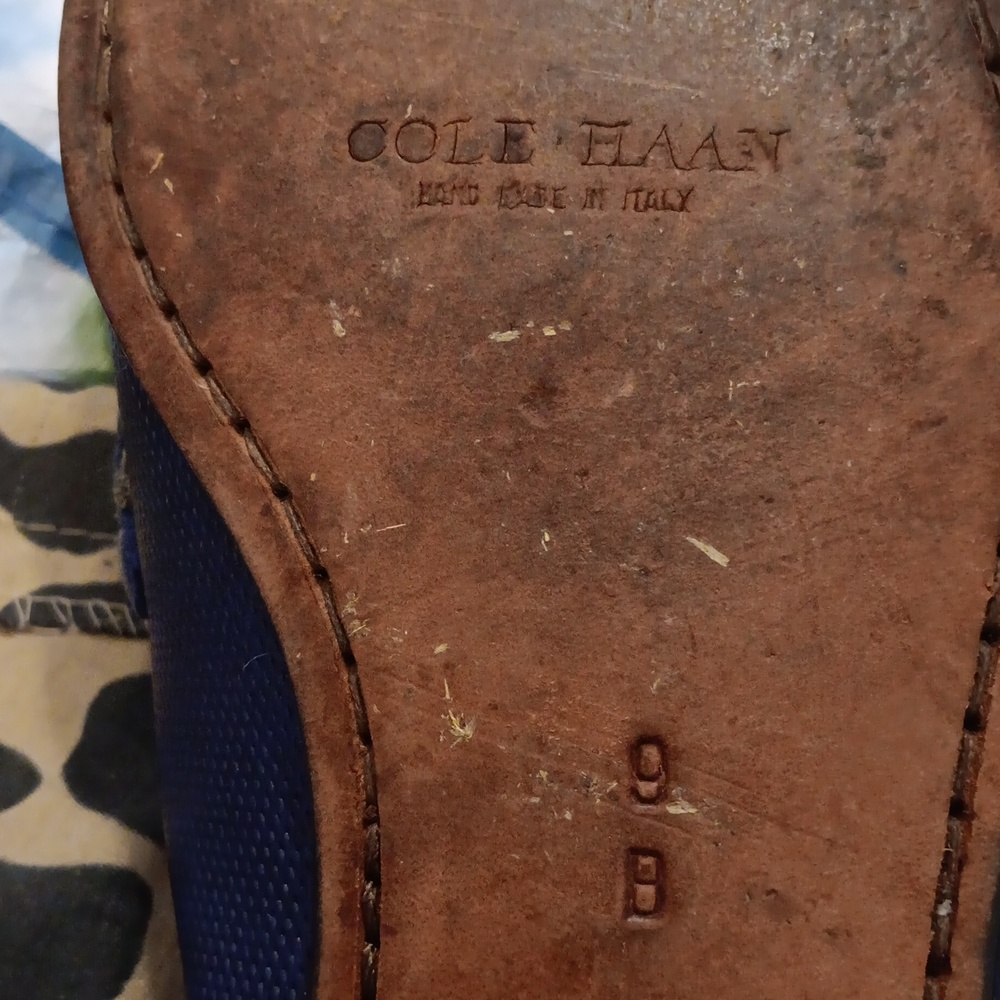 Cole Haan Navy Blue Loafers - Picture 7 of 8
